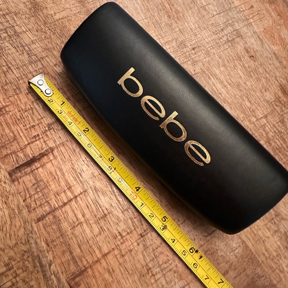 Bebe Black Case with Gold Logo